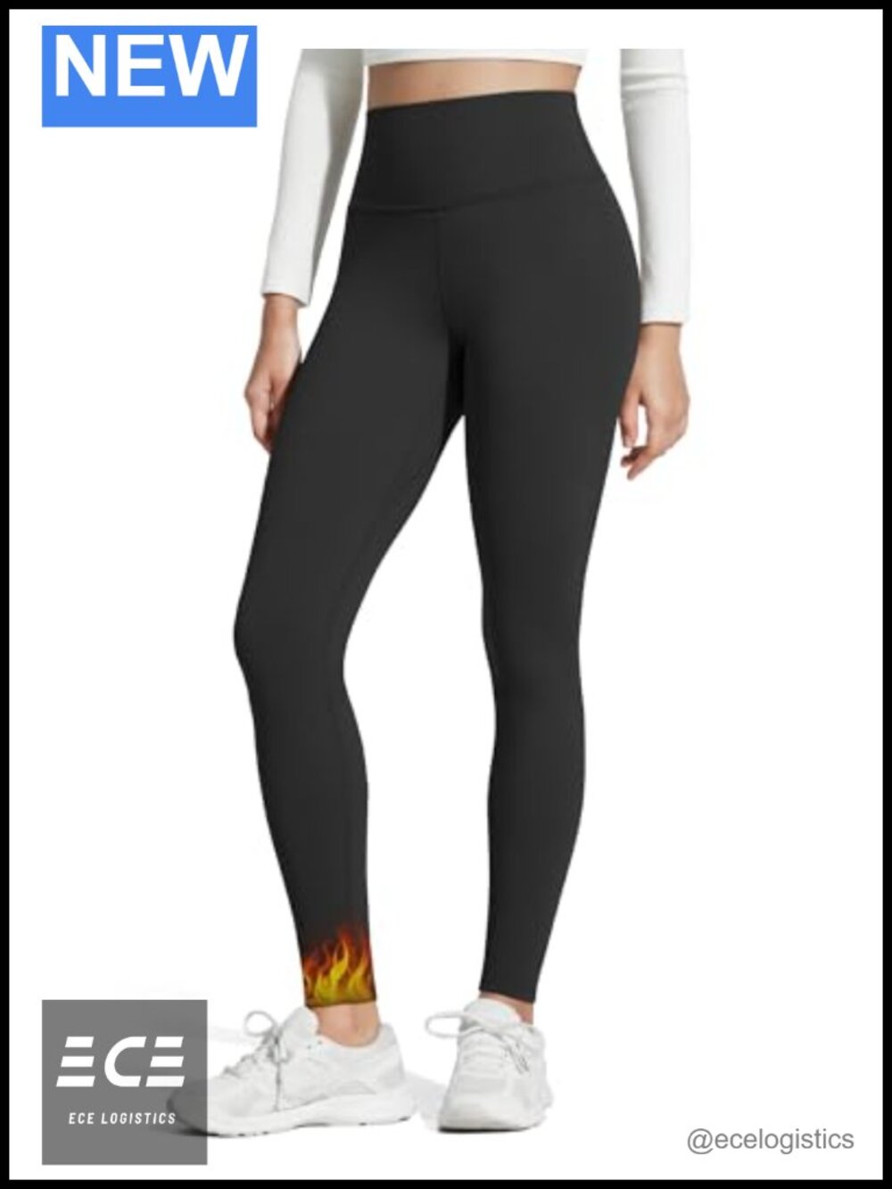 Fleece Lined Thermal Leggings High Waist Yoga Pants